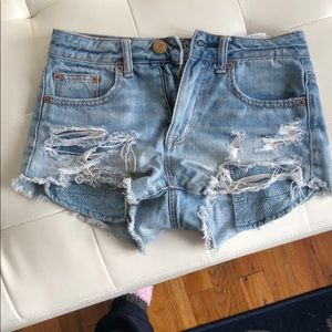 American eagle denim shorts